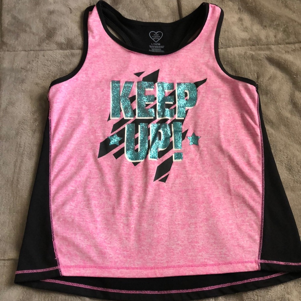 Girls Racerback Athletic Tank Top